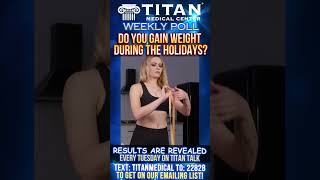 TitanMedical Poll “Do you gain weight during the holidays” [upl. by Novehc]