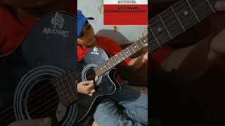 Astronomia coffin dance song guitar Toutorial easy tabs and chords shorts [upl. by Funch173]