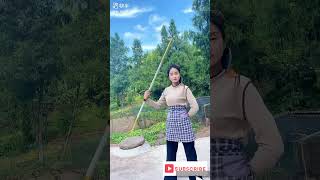 Shaolin kung fu in super fast stick and yuo can with one arm of shaolinmonk ☯️subscribe ☯️ [upl. by Hum]