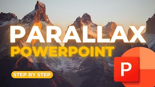 How to Create a Parallax Effect in PowerPoint  3 LEVELS 🔥 [upl. by Ayekehs]