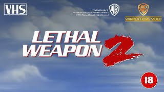 Opening to Lethal Weapon 2 UK VHS 1995 [upl. by Yelich698]