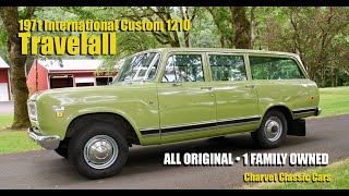 1971 International 1210 Custom Travelall  Charvet Classic Cars [upl. by Llohcin]