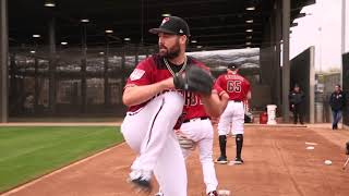 DbacksSpring Training  Pitchers amp Catchers First Workout [upl. by Wulf729]