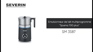 SEVERIN Emulsionneur de lait multiprogrammes “Spuma 700 plus” SM 3587 [upl. by Gertrudis]