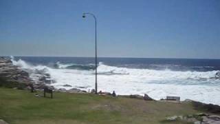 Big waves at Maroubra Beach [upl. by Yirinec]