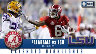 1 Alabama Crimson Tide vs LSU Tigers Extended Highlights CBS Sports HQ [upl. by Kcirdnek]