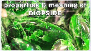 Diopside Meaning Benefits and Spiritual Properties [upl. by Milzie512]