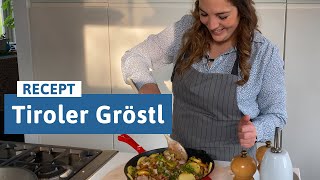 Recept Tiroler Gröstl  Snowplazanl [upl. by Aerdna]