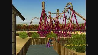 KoasterKing 205s Goudurix  RCT3 [upl. by Alym]