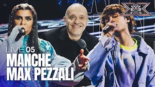 8 successi di MAX PEZZALI cantati a X Factor 2023 LIVE 5 [upl. by Anesusa]