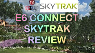 TruGolf E6 CONNECT SKYTRAK Golf Simulator Review [upl. by Esilehs]