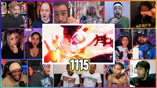 GARP VS AOKIJI  One Piece Episode 1115  REACTION MASHUP [upl. by Tloc]