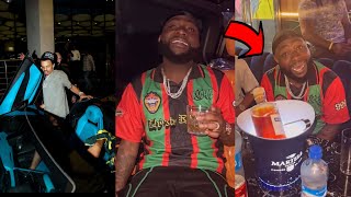 Davido PARTY with YG Marley like Wizkid and Asake as He Congratulate Osimhen [upl. by Cutter]