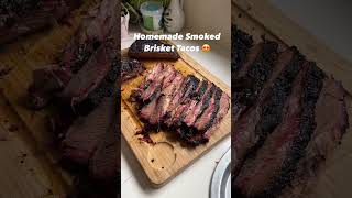 Try this Homemade Smoked Brisket Tacos [upl. by Refanej]