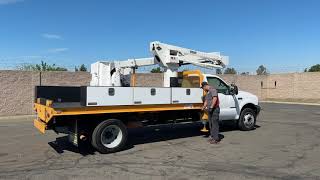 2001 Ford F550 Versalift SST40EIH Articulating Bucket Truck For Sale [upl. by Katalin]