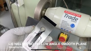 Lie Nielsen No164 Low Angle Smooth Plane Sharpening Edge [upl. by Ralph]