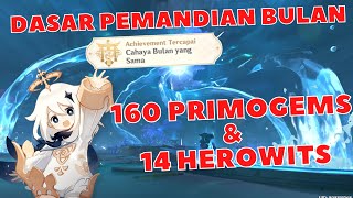 Dasar Pemandian BulanThe MoonBathed Deep World Quest Guide Gratis 160 Primogems  Genshin Impact [upl. by Tillo844]