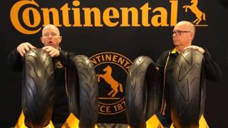 Conti Motion vs Conti Sport Attack  Continental Motorcycle Tire [upl. by Nesyaj904]