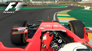 F1 2015 Onboard  Brazil  Ferrari [upl. by Nner]