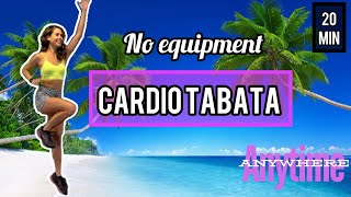 Anytime Anywhere Day 2  Cardio Tabata  20 Minutes [upl. by Christianna]