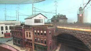 Pennsylvania Railroad HO Layout with stunning catenary [upl. by Ahsoik]