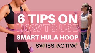 HOW TO USE THE SMART HULA HOOP  get the best workout exercise to lose weight amp stay fit [upl. by Ailec]