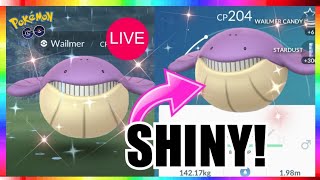 WAILMER NEST  SHINY HUNTING in Pokemon Go [upl. by Eceinert371]