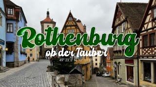 Rothenburg ob der Tauber 4k 2023 rothenburgobdertauber [upl. by Yeldua]