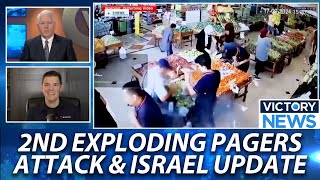 Victory News Exploding Pagers Attack amp Israel Update [upl. by Aisekal]