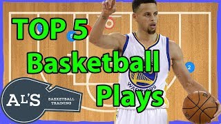 Top 5 Offensive Basketball Plays [upl. by Arbe]