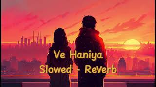 Ve Haniyan  Slowed  Reverb  Ravi Dubey amp Sargun Mehta  Danny  Avvy Sra  bollywood song love [upl. by Litnahs393]