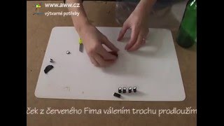 Fimo kytička  návod [upl. by Queena994]