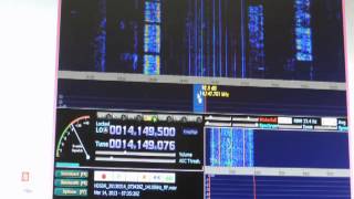 Test HDSDR with KX3 [upl. by Enairda]