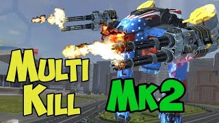 War Robots Epic Multi Kill amp Mk2 Maxed Molots  Live Export [upl. by Shaya]