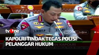 Rapat di DPR Kapolri Minta Maaf Kinerja Polri Belum Sempurna  Kabar Utama tvOne [upl. by Daisie]