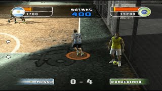 FIFA Street 2 PS2PCSX2 Argentina vs Brazil  Gameplay [upl. by Notserk343]