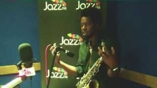 Soweto Kinch Freestyle Session at Jazz FM [upl. by Hcirteid]