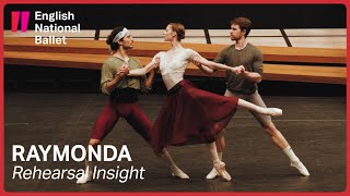 Raymonda Rehearsal Insight  English National Ballet [upl. by Kcirre158]