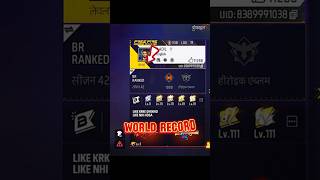 Top 3 Richest Noob Id In World Records 🙀shorts freefire [upl. by Ellehcor]