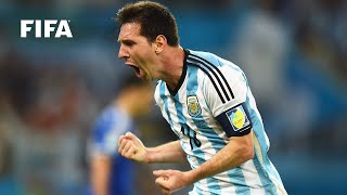 🇦🇷 Lionel Messi  FIFA World Cup Goals [upl. by Bergman131]