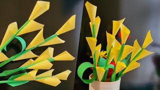 ✅️DIY How to make flower out of paper [upl. by Deland]