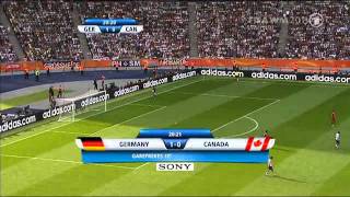 Deutschland vs Kanada  FIFA Frauen WM 2011  410 [upl. by Ruhtracm]