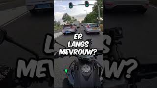 VROUWEN LATEN MIJ ER NOOIT LANGS motorrijden motorvlog Amsterdam [upl. by Enilrac]