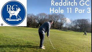 Redditch GC hole 11 Par 3 156 yards [upl. by Enaj]