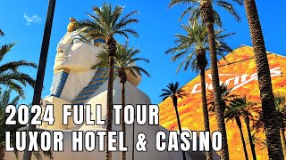 FULL WALKTHROUGH 2024 Luxor Hotel amp Casino Las Vegas Strips Epic Pyramid Resort [upl. by Amalburga]