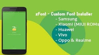 How to Change Font in Realme 3 using zFont App [upl. by Llahsram327]