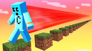 Minecraft but I Travel 1000000 Blocks [upl. by Duyne]