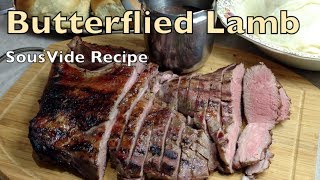 Butterfly Lamb SousVide recipe cheekyricho [upl. by Haraz]