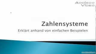 Zahlensysteme  Erklärung und Umrechung mit Beispielen Dezimal amp Hexadezimal [upl. by Dranek]