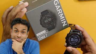 Garmin Fenix 7 Sapphire Solar Review  Premium Fitness Smartwatch [upl. by Ecnedac119]